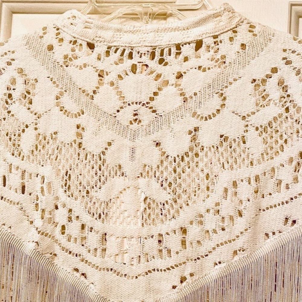 🌺🎉HP🎉🌺 NWT Spell & The Gypsy White Dove Fleetwood Lace Blouse - Picture 14 of 16